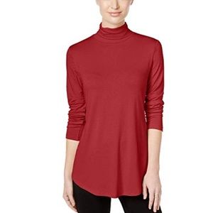 🌵NWT JM Collection Turtleneck Swing Hem Top